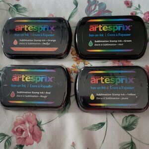 ARTESPRIX,,, Iron On Ink Pads.Fresh from the "Hobby Store".